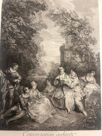 Jacques-Philippe Le Bas (1707–1783) - Conversation galante