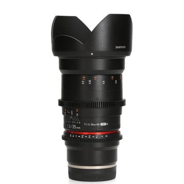 Samyang 35mm T1.5 AS UMC II - Sony FE - 1 jaar garantie, Ophalen of Verzenden, Comme neuf