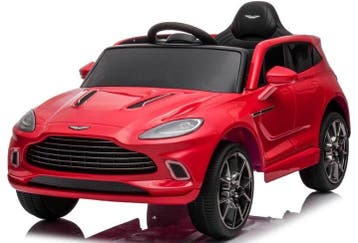 Aston Martin 12v elektrische kinderauto met rubberen banden,, Ophalen of Verzenden, Nieuw