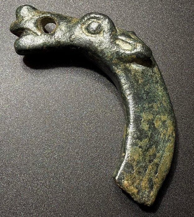 Romain antique Bronze Pendentif Tête de Cheval, Symbole de, Antiquités & Art, Antiquités | Autres Antiquités