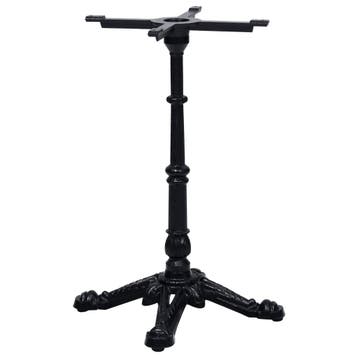 vidaXL Bistrotafelpoot 52x52x72 cm gietijzer zwart, Huis en Inrichting, Tafelonderdelen, Verzenden, Nieuw