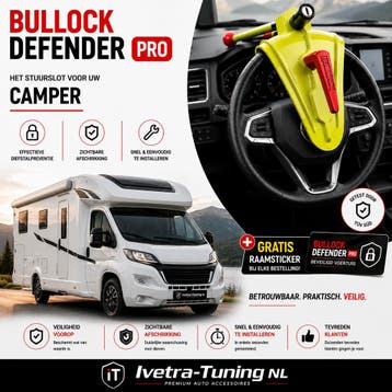 Stuurslot Camper | Stuurlock Camper | Beveiliging Camper8, Caravanes & Camping, Verzenden