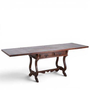 Eettafel - Kastanje, IJzer