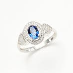 Sans prix de réserve - Bague Argent Saphir