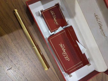 S.T. Dupont - S.T. Dupont Classique Godron - Stylo à plume, Verzamelen, Pennenverzamelingen, Nieuw