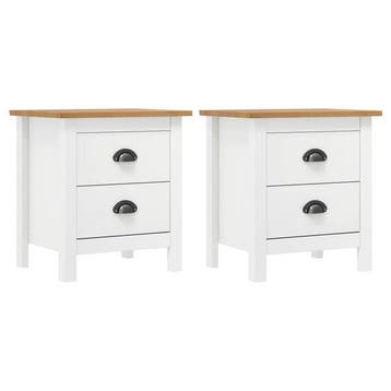 Lot 2 tables chevet Hill pin massif - Jusqua epuisement..., Verzenden, Nieuw
