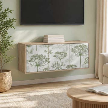 vidaXL Wand gemonteerd TV Kast GOTHA 102 x 33 x 40 cm Sonoma, Verzenden