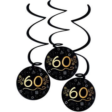 60 Jaar Hangdecoratie 3st, Hobby en Vrije tijd, Verzenden, Nieuw