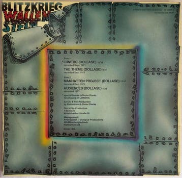 Wallenstein - Blitzkrieg - Krautrock, Prog Rock - Enkele, Nieuw in verpakking