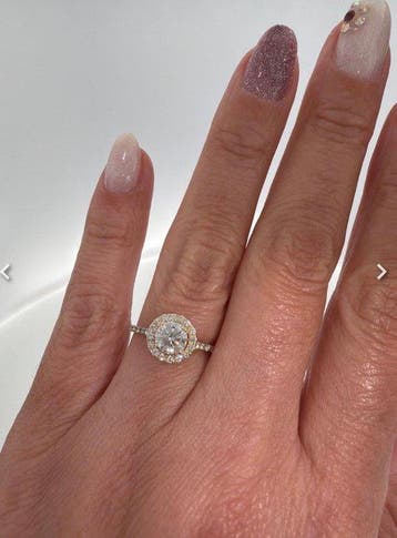 Zonder minimumprijs - Ring - 14 karaat Geel goud - 1.07ct., Handtassen en Accessoires, Nieuw