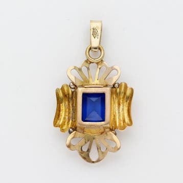 Pendentif - 18 carats Or jaune - 4.59ct. tw. Spinelle