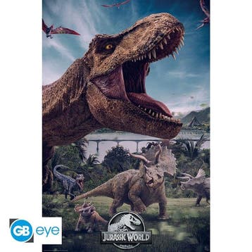 Jurassic World Poster 91.5 x 61 cm, Ophalen of Verzenden