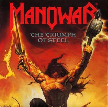 Manowar – The Triumph Of Steel (CD, 1992), Cd's en Dvd's, Cd's | Hardrock en Metal, Verzenden, Gebruikt