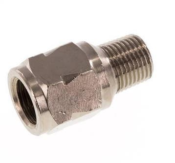 R/Rp 1/8 M/F Mini Clapet Anti Retour Nickelé Laiton 10 Bar, Verzenden