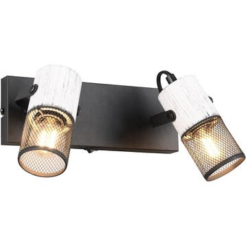 LED Wandspot - Trion Josh - E14 Fitting - 2-lichts - Rond -, Verzenden