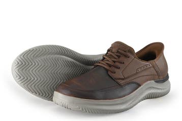 Skechers Instappers in maat 43 Bruin, Vêtements | Hommes, Chaussures, Verzenden, Overige typen