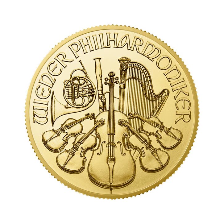 Gouden Philharmoniker munt 2026 1/2 troy ounce, Timbres & Monnaies, Métaux nobles & Lingots