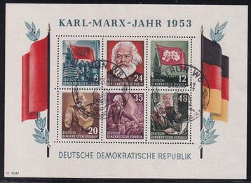Duitse Democratische Republiek (DDR) 1950/1956 -, Postzegels en Munten, Gestempeld