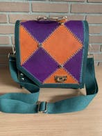 Handtas purple / orange classic green  schoudertas, Ophalen of Verzenden, Nieuw