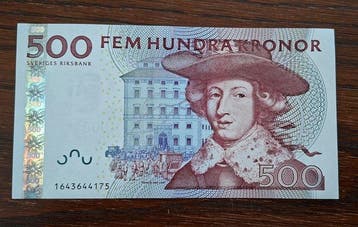 Zweden. - 3 x 500 kronor - various dates - Pick 66 (Zonder