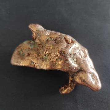 Koper nugget - Hoogte: 9 cm - Breedte: 5 cm- 312 g - (1)