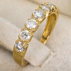 Zonder minimumprijs - Ring - 14 karaat Geel goud - 1.00ct., Nieuw