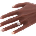 Zonder minimumprijs - Ring - 18 karaat Witgoud - 0.92ct. tw., Nieuw