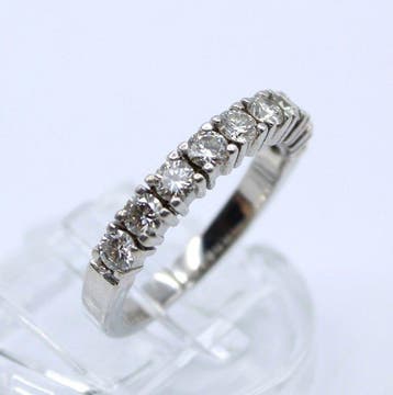 Bague - 18 carats Or blanc Diamant (Naturelle) - Diamant, Nieuw