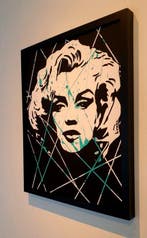 Liesens - Marylin Monroe (handpainted on canvas) met lijst