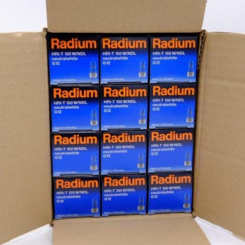 - Radium HRI T 150WNDL230G12 lampen (36 stuks) (8594), Nieuw