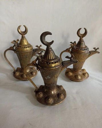 Koffiepot (3) - Handmade&Hallmarked - Messing - Ottomaanse
