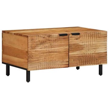 vidaXL Salontafel 80x50x40 cm Massief Acaciahout, Verzenden, Nieuw