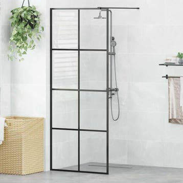 vidaXL Inloopdouchewand 80x195 cm ESG-glas transparant en, Verzenden, Nieuw