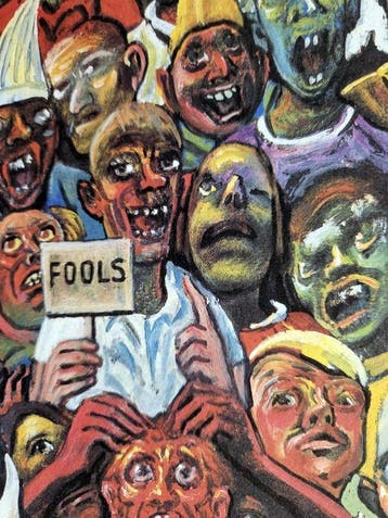 Corrado Simeoni (1938-2019) - Fools and flowers cup