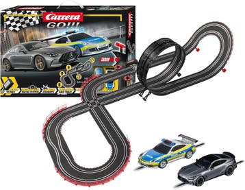 Porsche vs Mercedes racebaan | OP = OP, weg is pech!, Verzenden, Carrera, Elektrisch, Racebaan
