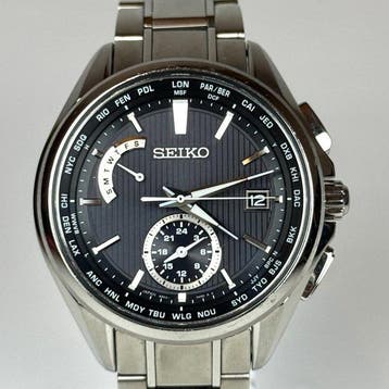 Seiko - Brightz Radio-Controlled Solar World Time - Zonder
