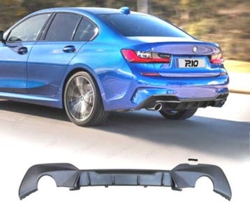 Diffuseur Pour Bmw G20 G28 19- Look Mp Competition Noir Mate, Verzenden, Nieuw