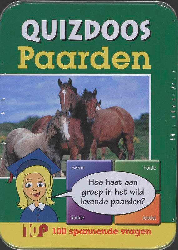 Quizdoos Paarden 9789088200137, Livres, Loisirs & Temps libre, Envoi