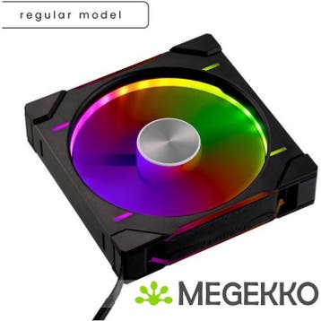 Phanteks D30 PWM Regular Airflow D-RGB 140MM Black, Verzenden, Nieuw