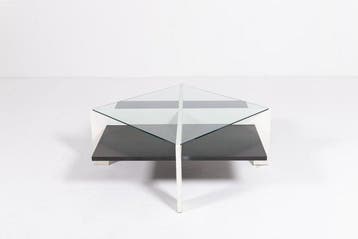 Alvin Lustig - Salontafel - Hout, Glas