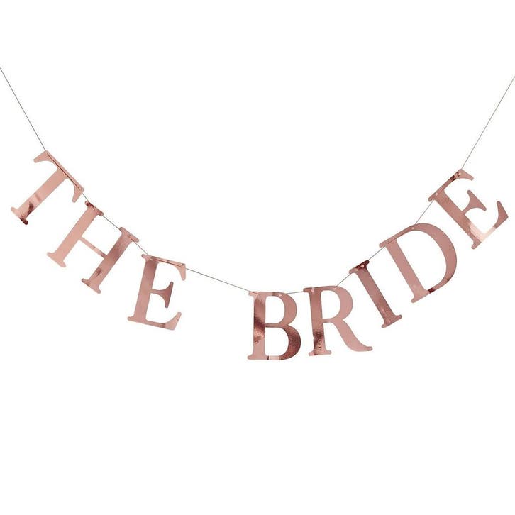 Rose Gouden Slinger The Bride 1,5m, Hobby en Vrije tijd, Feestartikelen, Nieuw, Verzenden