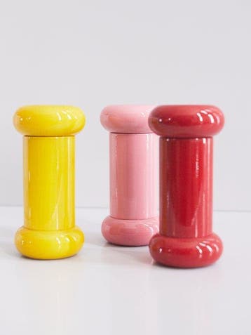 Alessi - Ettore Sottsass - Salière et poivrière - Twergi