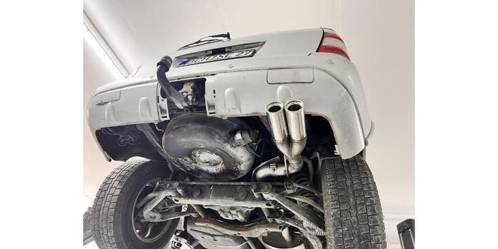 FOX Mercedes M-klasse type W163 - facelift einddemper (dubbe, Auto-onderdelen, Uitlaatsystemen, Nieuw, Verzenden