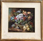 Francesco Bosso (1864-1933) - Vaso con fiori