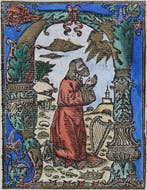 Choralbuch,Missale Romanum,mit koloriertem Holzschnitt -, Antiek en Kunst