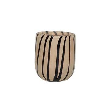 Pomax Cannes Vaas / Windlicht - Ivoor - Ø9 x H11 cm, Verzenden