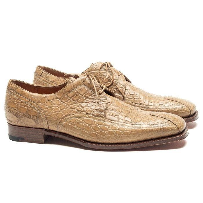 SILVANO LATTANZI - Alligator shoes - Patina - UK: 9 / US: 10, Kleding | Heren, Schoenen
