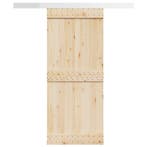 vidaXL Beslagset schuifdeur 183 cm aluminiumlegering, Verzenden, Nieuw