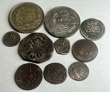 Peru, Spanje, Chili, Mexico, Colombia. 1711-1927 (Lot de 10