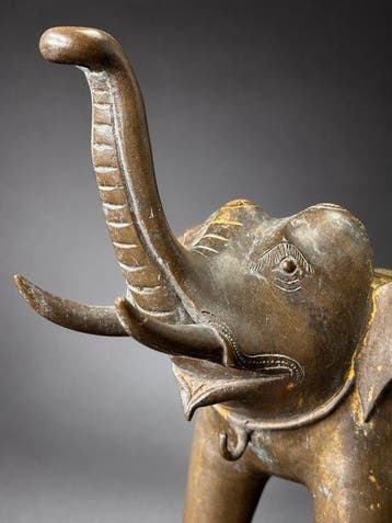 Eléphant - Période Mandalay - early 20th c. - Beeld -